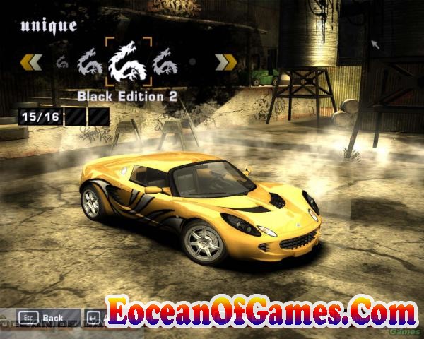 Need For Speed Most Wanted Black Edition Features