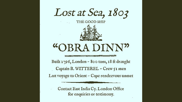 Return Of The Obra Dinn Free Download